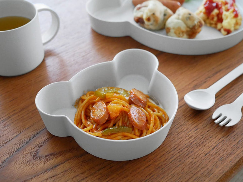 熊の形をしたタック ビオキッズディッシュボウル