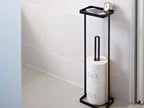 towerタワートレイ付きキトイレットペーパースタンド