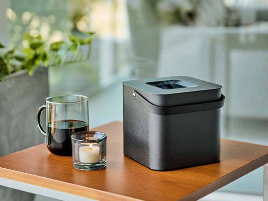 スチール製の蚊取り線香収納ポット