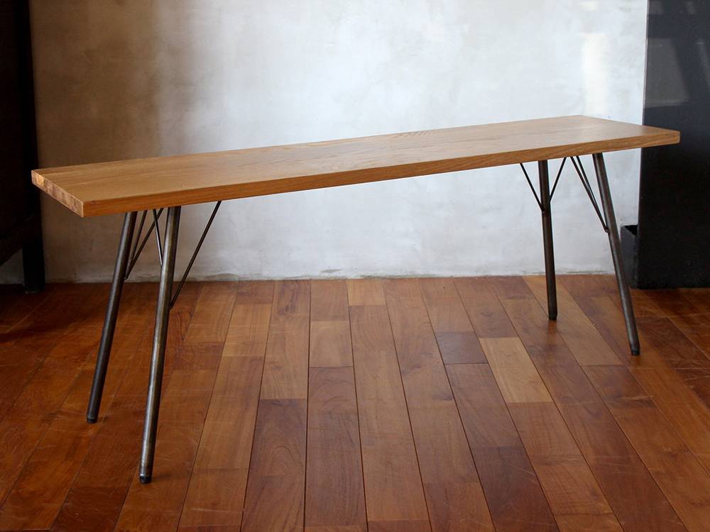 ブラウン木製アデペシュソウベンチ