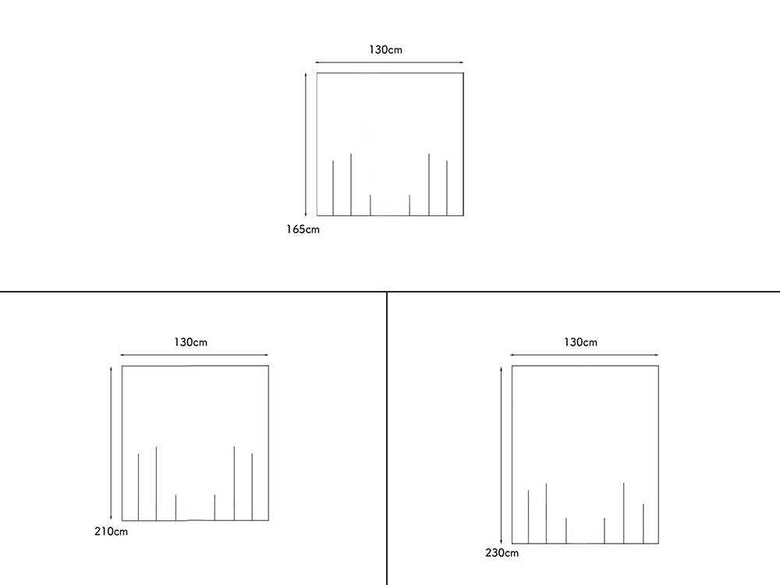 Comore Sunの白と灰色のコットンクリップカーテン