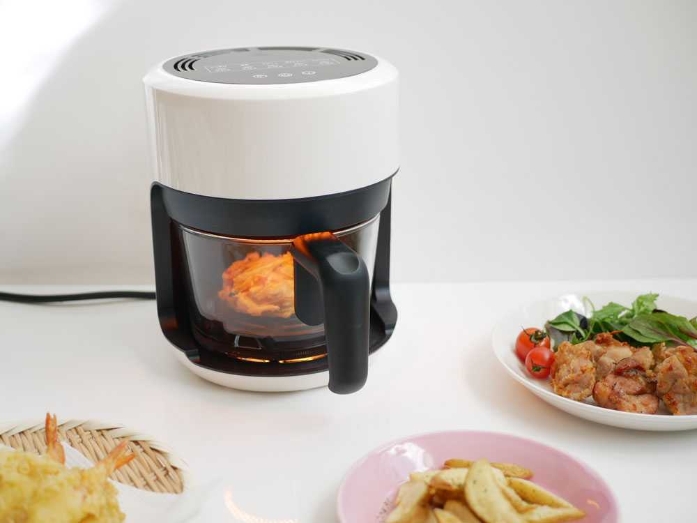 ガラスノンフライオーブン pottilと付属品