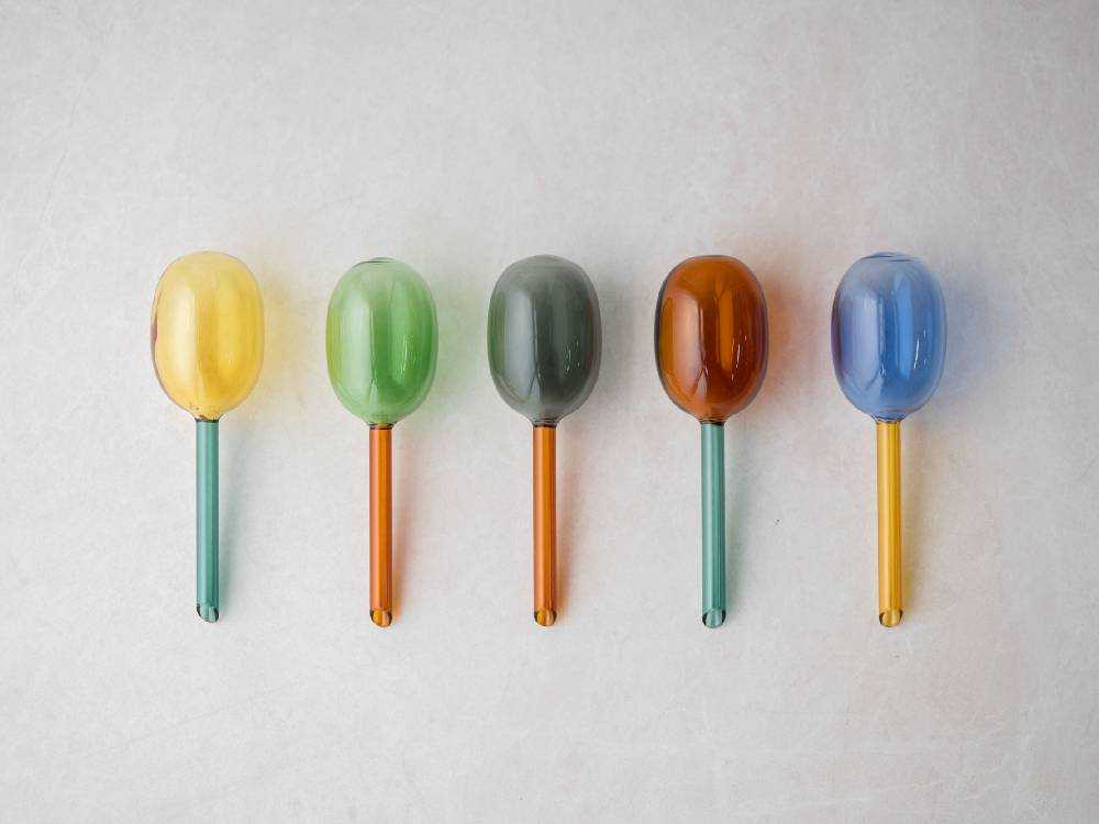 アマブロの耐熱ガラス製自動給水器 Sサイズ