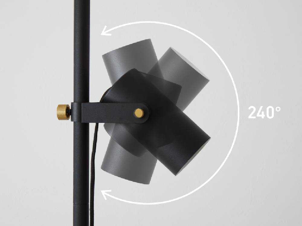 ドローアラインの白黒Spot Floorlight照明セット