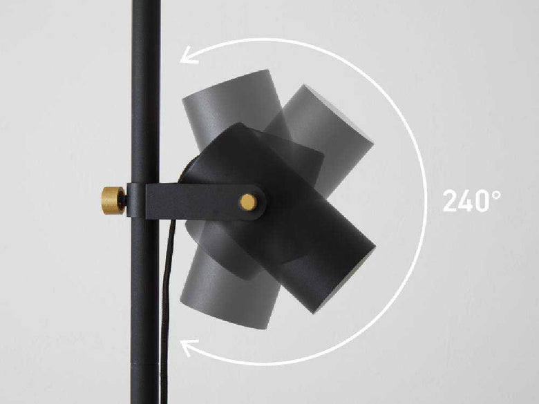 ドローアラインの白黒Spot Floorlight照明セット