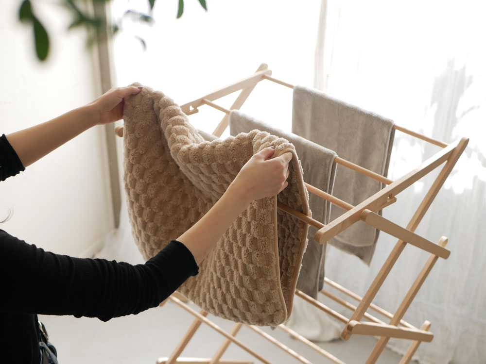 バスルームに敷かれたカラリポコバスマット