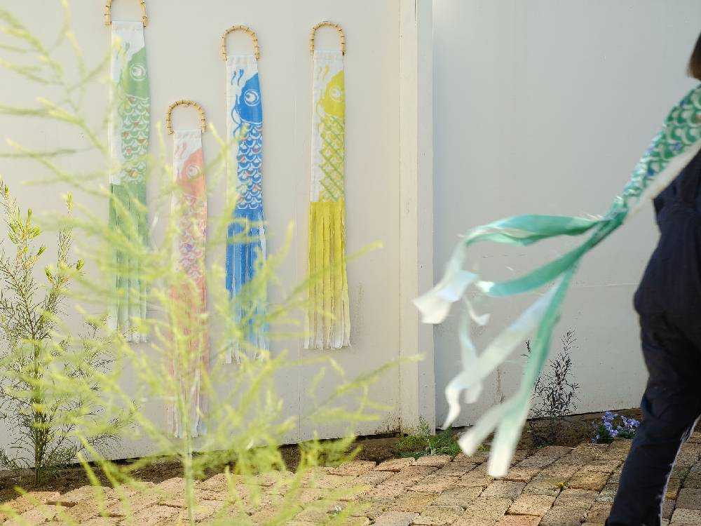 三色セットの室内用こいのぼり