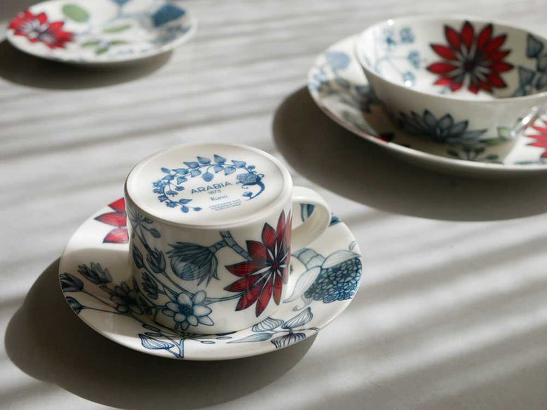 アラビア ルノ サマーレイの陶磁器食器セット