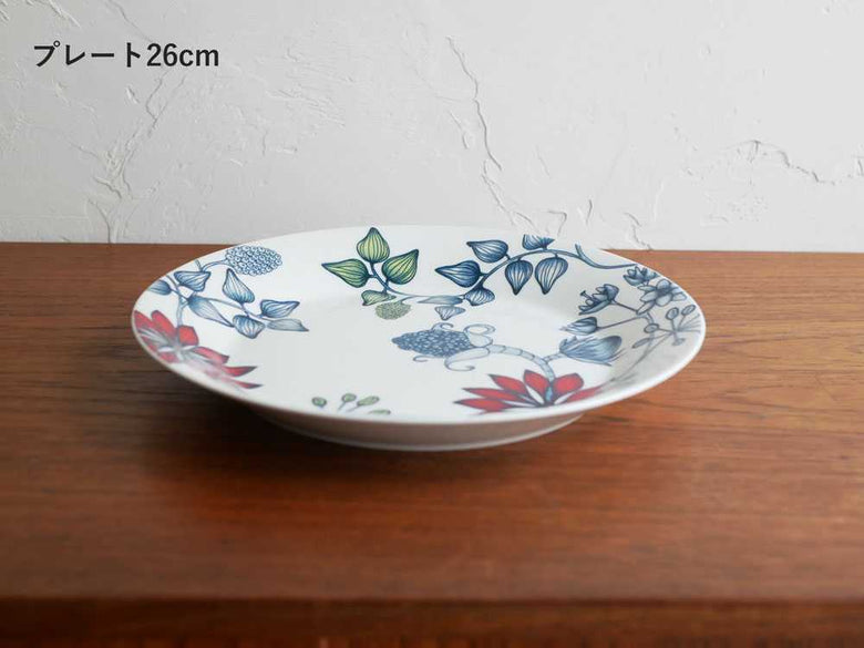 アラビア ルノ サマーレイの陶器プレートセット