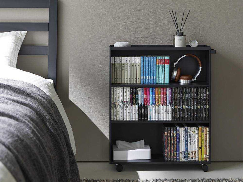【tower/タワー】ハンドル付き隠せるコミックラック