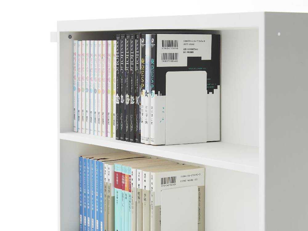 ハンドル付き隠せるタワー型コミックラック