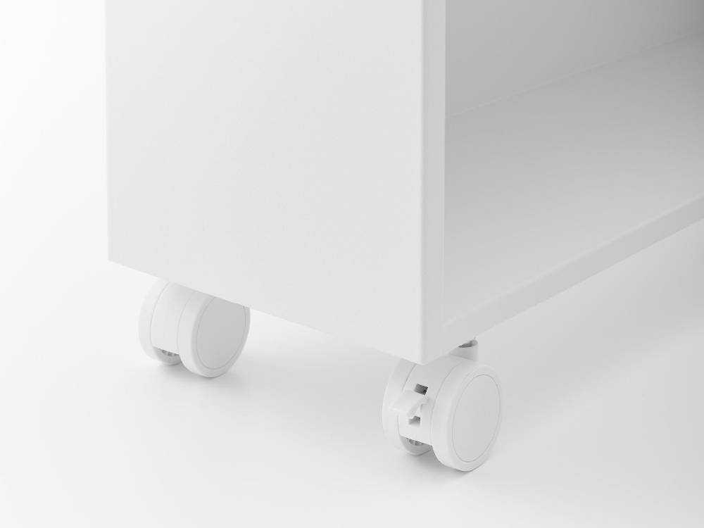 ハンドル付き隠せるタワー型コミックラック