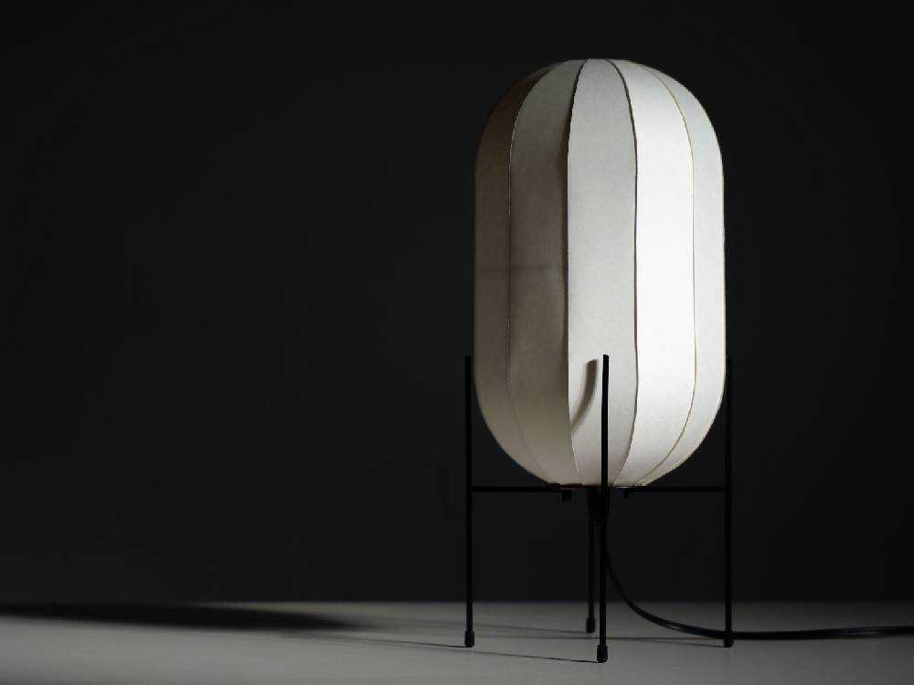 スチールと越前和紙のOHテーブルランプ