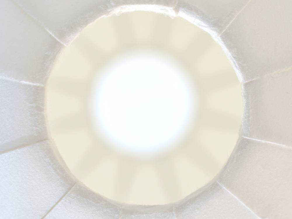 白色のDI CLASSE OHテーブルランプ