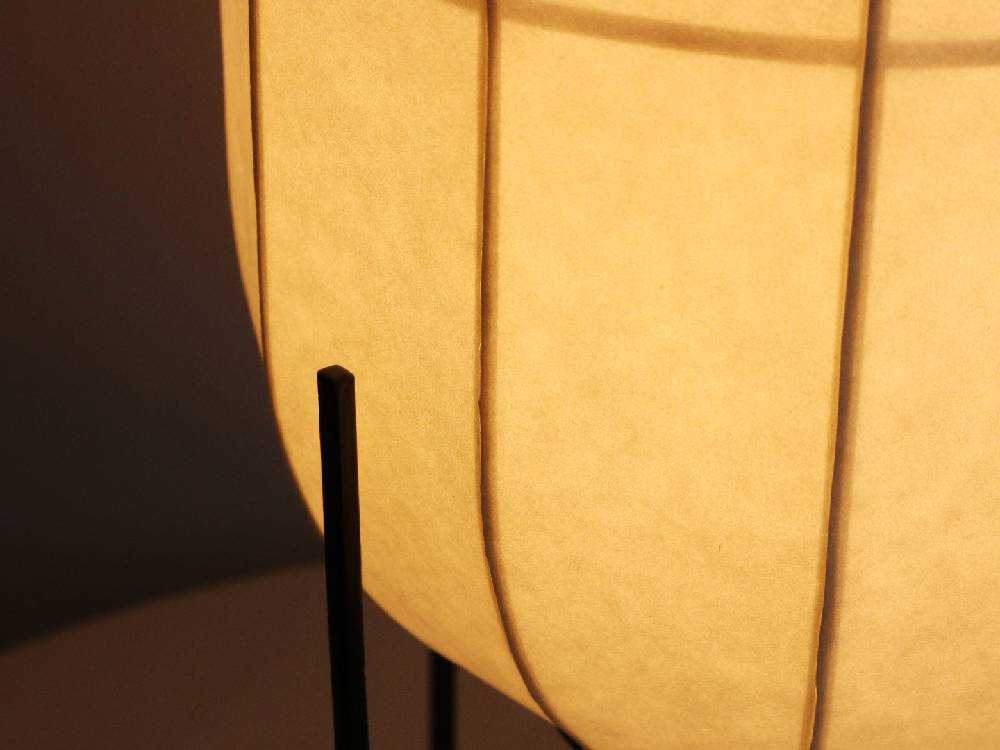 和紙シェードとスチールフレームのディクラッセOHテーブルランプ