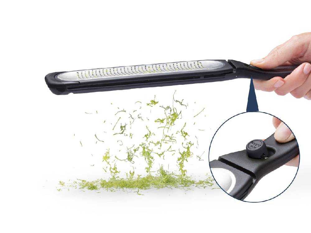 Dreamfarm×Sioのグレーター、グレー色ステンレス製