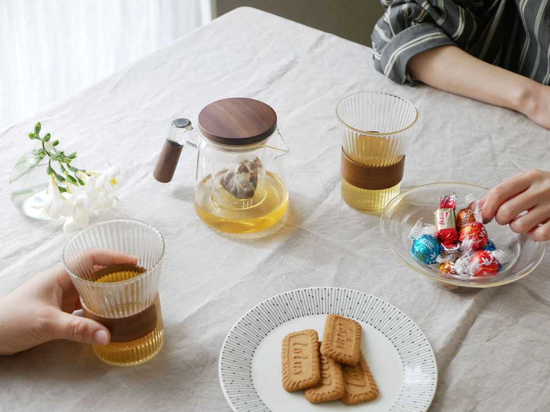 ハーブティーとカラフェのセット