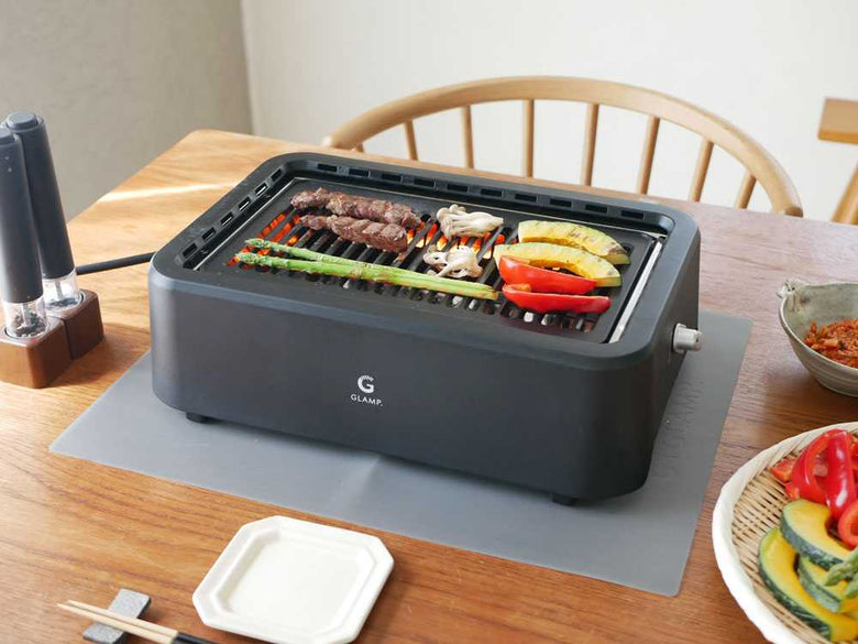 【GLAMP./グランプ】遠赤外線でじっくり 超少煙グリル