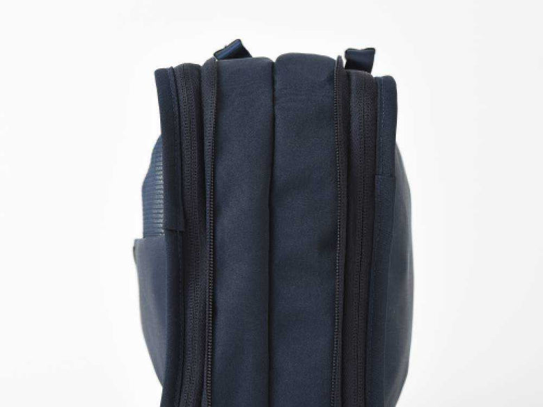 ネイビーのミレスト圧縮パッキングオーガナイザー ダブルポケット