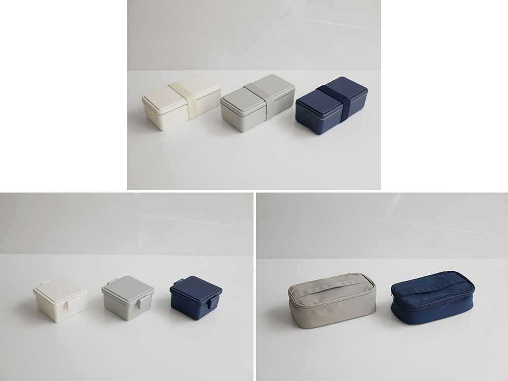 保冷蓋付きGEL-COOLランチボックスとバッグ