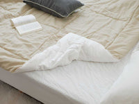 シングル / ホワイト×ベージュ