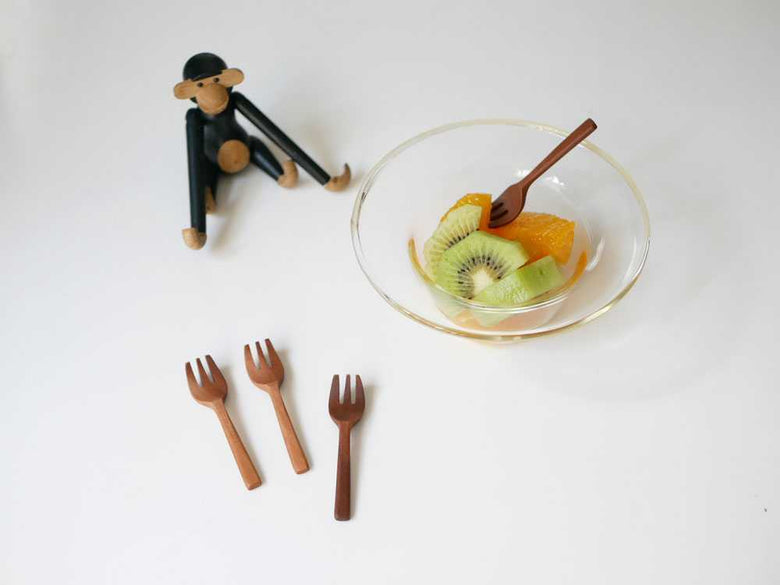 ナチュレ天然木カトラリー4本セット