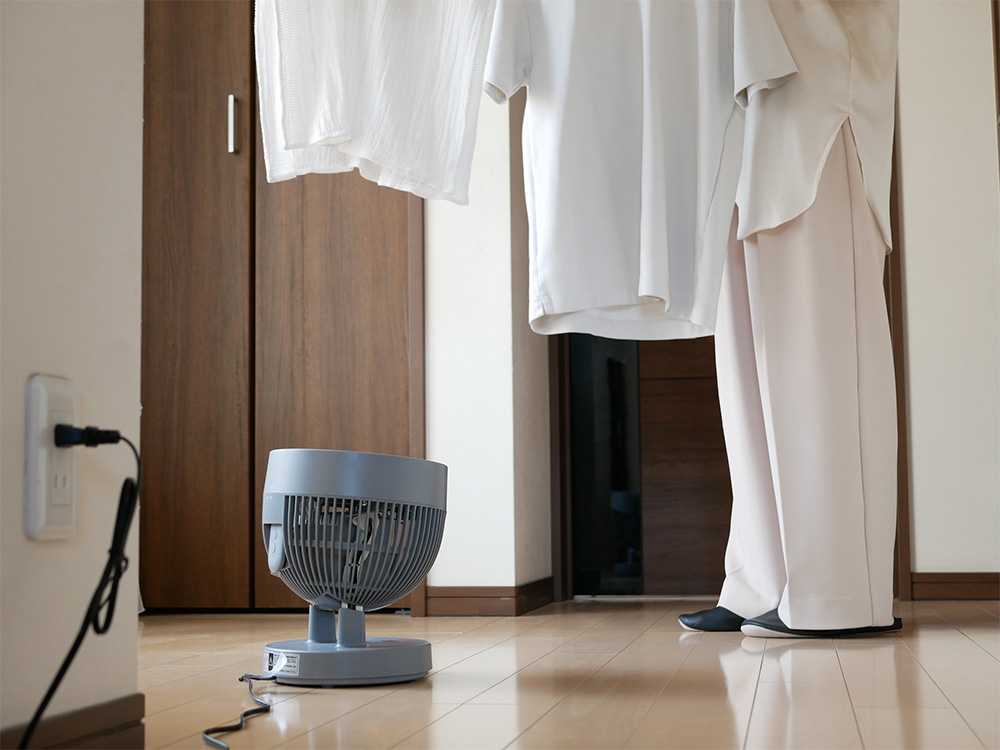 仮2025【QUADS】衣類乾燥3DDCサーキュレーターの写真