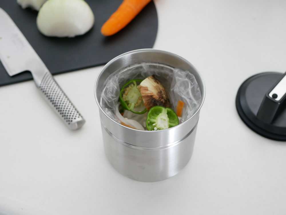 密閉できる生ゴミキャニスター