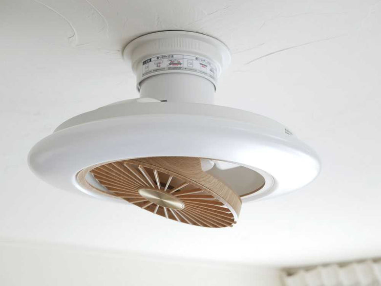 ホワイトのサーキュライトシーリングファン