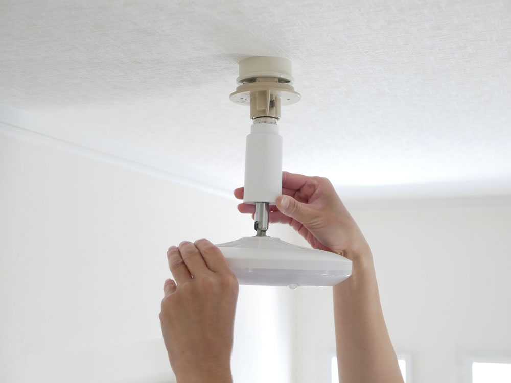 人感センサー付きサーキュライトE26ソケット天井照明