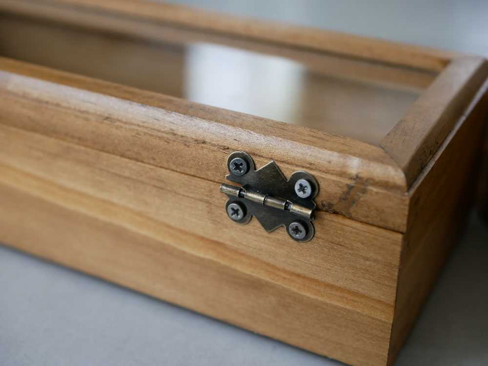 天然木パイン製3段アクセサリーケース