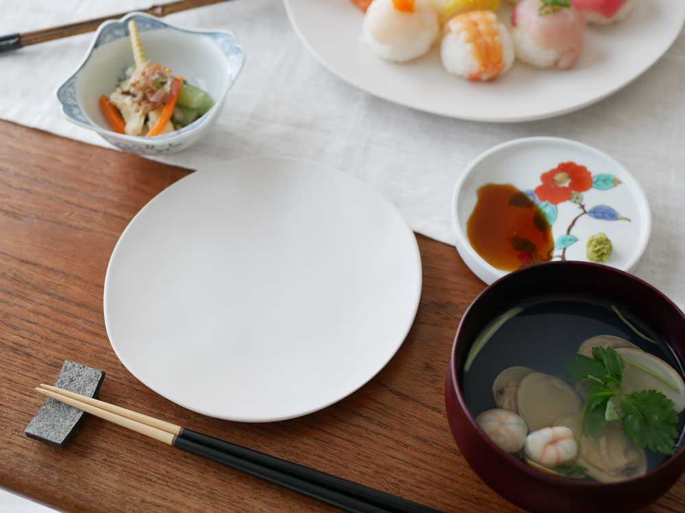 美強皿のディナー、サラダ、アペタイザープレートとローボウル