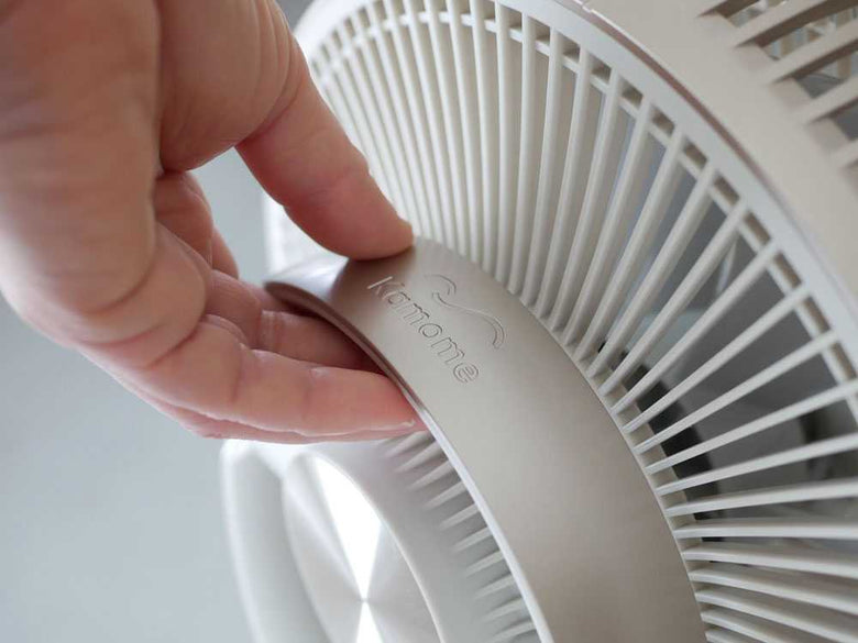 カモメファン+c lite シルバーの家庭用扇風機