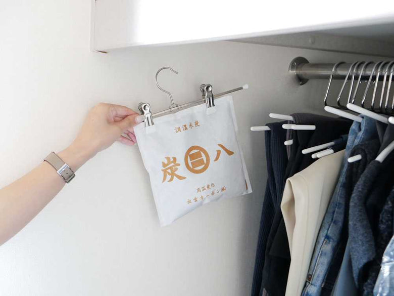 調湿木炭炭八小袋と3Lサイズのセット