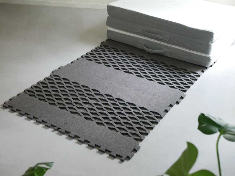 エアジョブ防ダニ吸湿ブロック型マットの展開画像