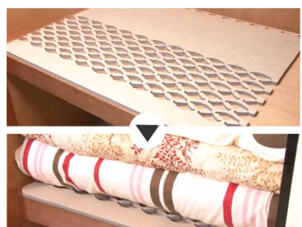 エアジョブ防ダニ吸湿ブロック型マットの模様