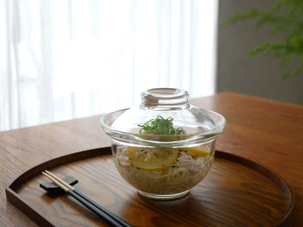 ハリオ製クリア耐熱ガラス丼鉢600ml