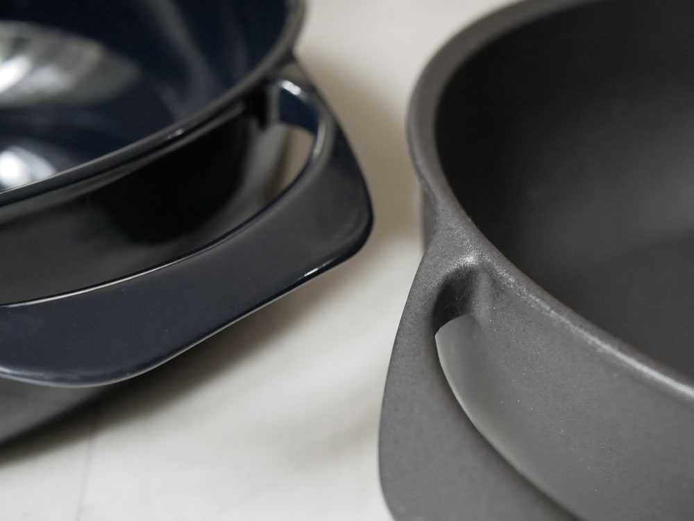 UNILLOY 軽量鋳物ホーロー鍋 22cm 藍色