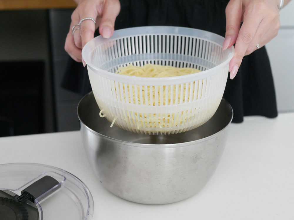 365methods ステンレスサラダスピナー シルバー