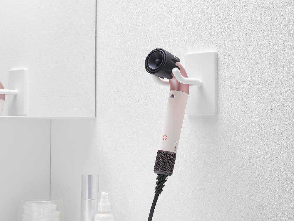 ウォール取り付け用角度調節ドライヤーホルダー