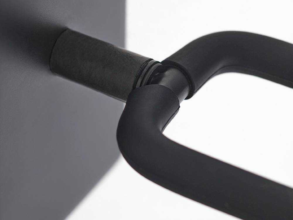 タワー型角度調節ドライヤーホルダーのシルバーとグレー色