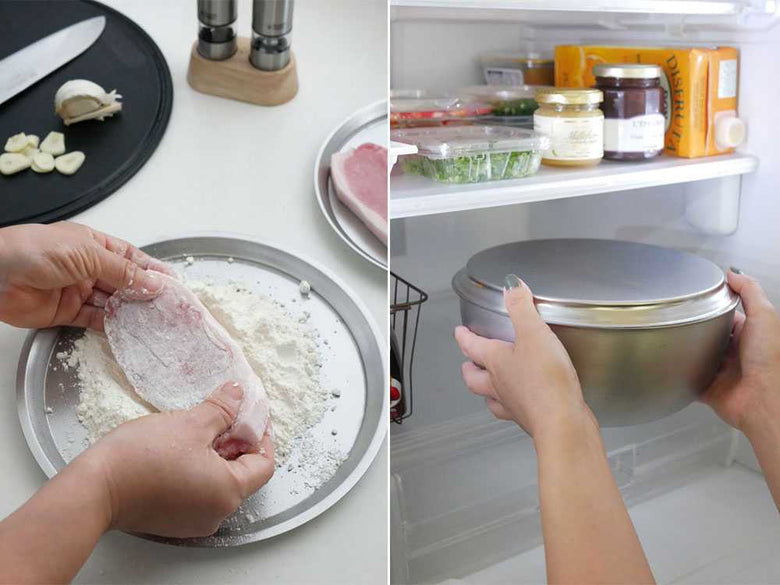 アーネストのステンレスボウルとプレート7点セット