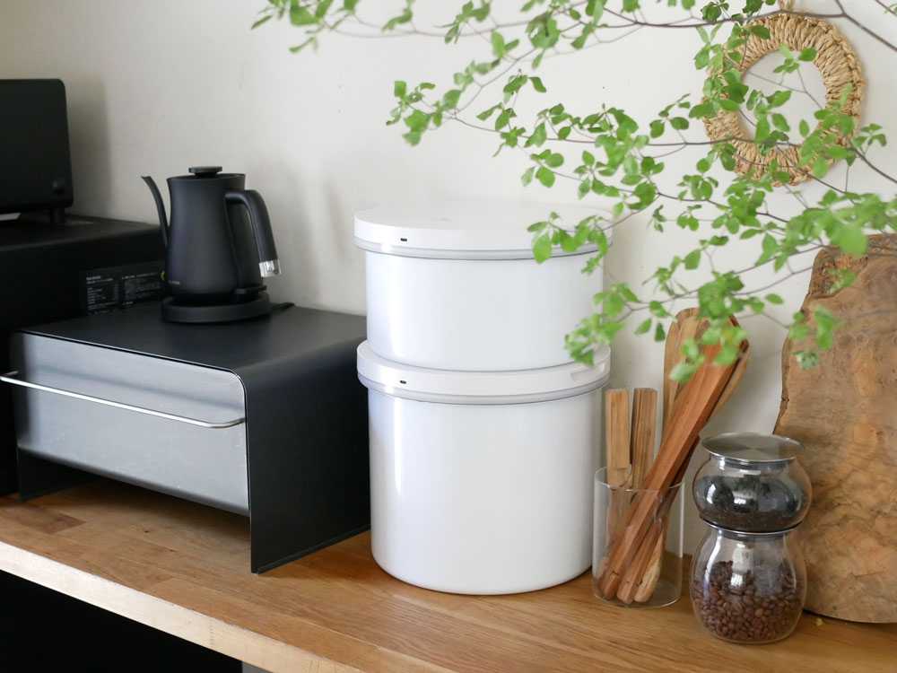 QUADS真空保存容器5Lと10L、ステンレス製