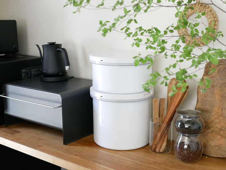 QUADS真空保存容器5Lと10L、ステンレス製