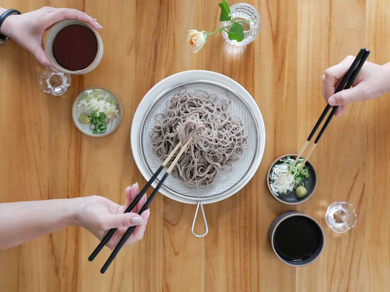 ママクックの21cm手付き盆ザル