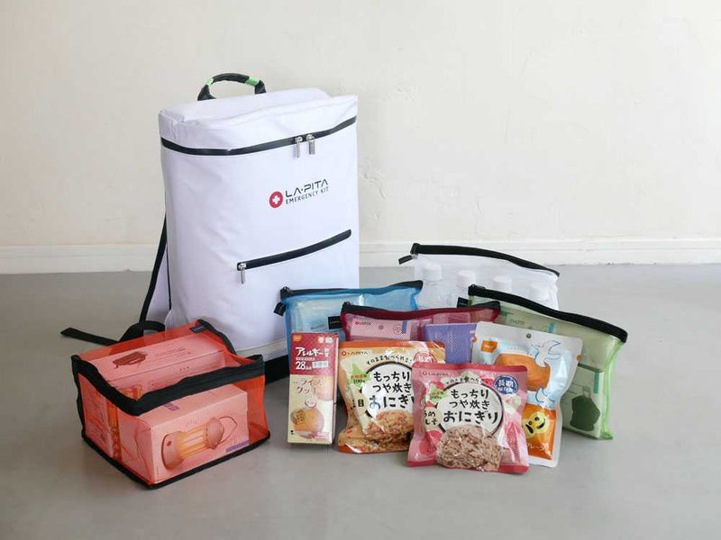 ラピタプレミアム防災セットのパッケージ写真