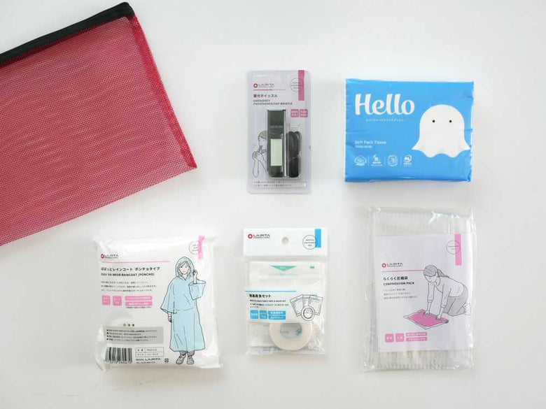 ラピタプレミアム防災セットのパッケージ