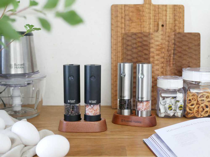 ラッセルホブスの充電式ミルソルト＆ペッパーミニセット