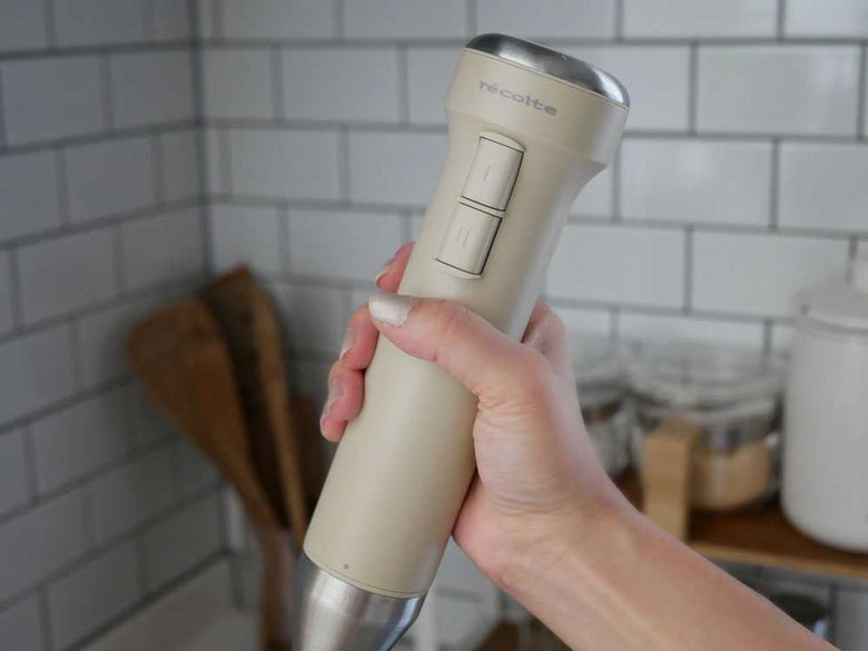 レコルト コードレスハンディブレンダー クリームホワイト