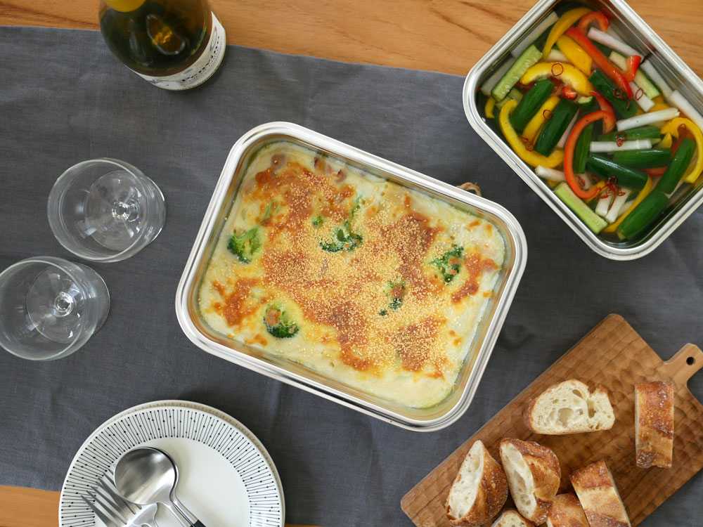 ののじマジックコンテナの各サイズが並んだ写真